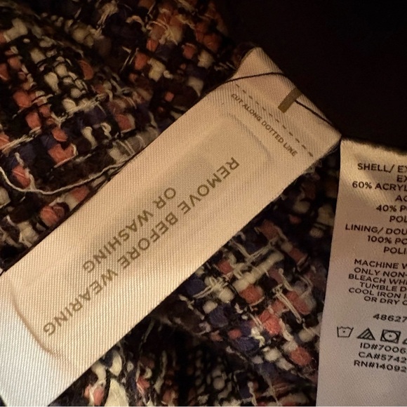 LOFT Multi-Color Mini Pencil Skirt - Picture 11 of 11